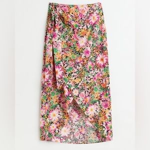 Floral Wrap Skirt